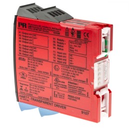 1 pcs - PR Electronics 9100 Series HART Transparent Driver, Current Input, Current, Relay Output, 19.2 - 31.2V dc Supply