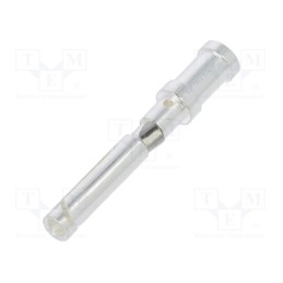 10 pcs : CDF-1.5 - Contact, female, 1.6mm, silver plated, 1.5mm2, CDF/DDF,HD/HDD