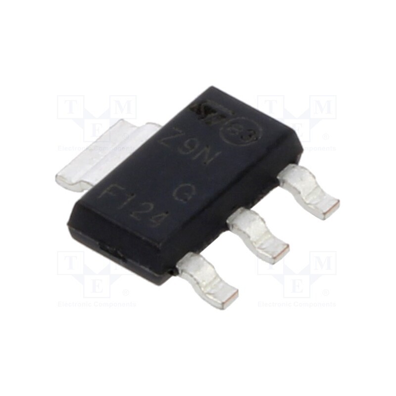 20 pcs : Z0109NN6AA4 - Triac, 800V, 1A, SOT223, Igt: 10mA