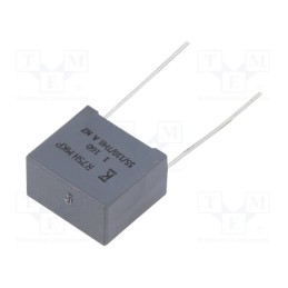 10 pcs : R75GI410050H0J - Capacitor: polypropylene, 1uF, 18x10x16mm, THT, ±5%, 15mm, 160VDC