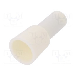 50 pcs : CE 1-V0 - Quick splice, crimped, Variant: end connector, L: 18mm, UL94V-0