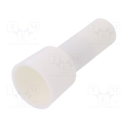 50 pcs : CE 5-V0 - Quick splice, crimped, Variant: end connector, L: 28mm, UL94V-0