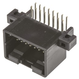 1 pcs - TE Connectivity, MULTILOCK 040 Female Connector Housing, 2.5mm Pitch, 16 Way, 2 Row Right Angle