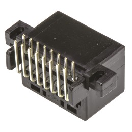 1 pcs - TE Connectivity, MULTILOCK 040 Female Connector Housing, 2.5mm Pitch, 16 Way, 2 Row Right Angle