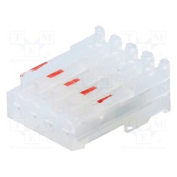 10 pcs : CE100F22-04-D_E - Plug, wire-board, female, PIN: 4, end connector, 2.54mm, IDC, 22AWG