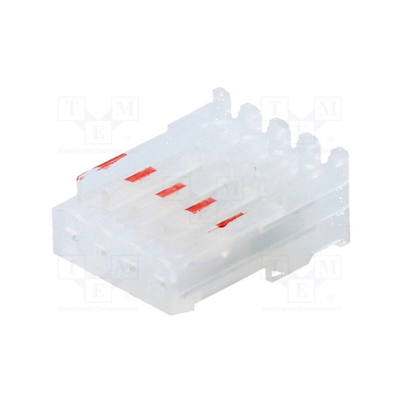 10 pcs : CE100F22-04-D_E - Plug, wire-board, female, PIN: 4, end connector, 2.54mm, IDC, 22AWG