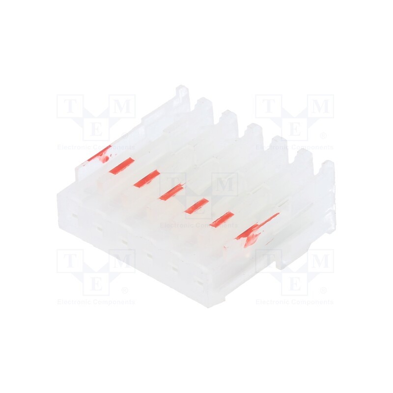 10 pcs : CE100F22-06-C_E - Plug, wire-board, female, PIN: 6, end connector, 2.54mm, IDC, 22AWG