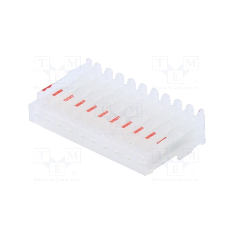 10 pcs : CE100F22-10-C_E - Plug, wire-board, female, PIN: 10, end connector, 2.54mm, IDC, 22AWG