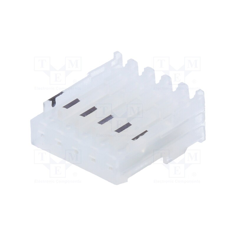 10 pcs : CE100F24-05-D_E - Plug, wire-board, female, PIN: 5, end connector, 2.54mm, IDC, 24AWG