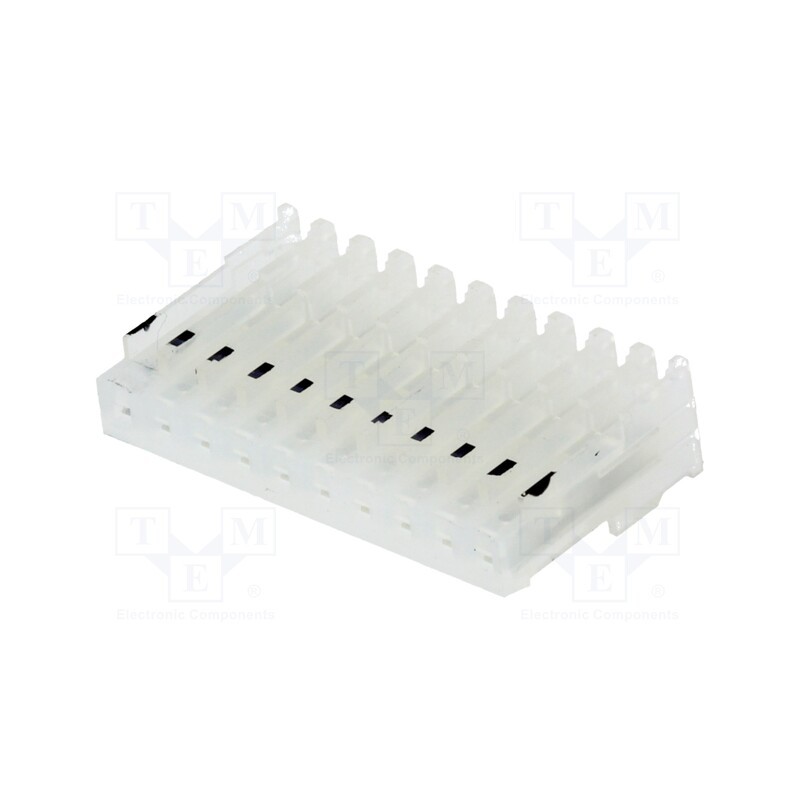 10 pcs : CE100F24-10-C_E - Plug, wire-board, female, PIN: 10, end connector, 2.54mm, IDC, 24AWG