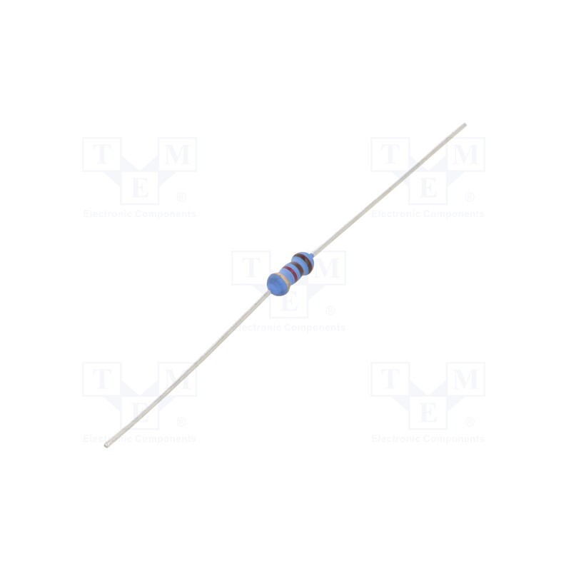 50 pcs : 7-1676123-6 - Resistor: metal oxide, 1.1kΩ, 500mW, ±5%, Ø3.5x10mm, -55÷155°C