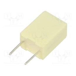 50 pcs : R82DC4100AA60J - Capacitor: polyester, 1uF, 40VAC, 63VDC, 5mm, ±5%, 7.2x5x10mm, THT