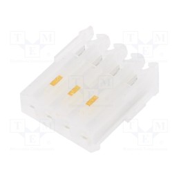 10 pcs : CE156F20-04-D_E - Plug, wire-board, female, PIN: 4, 3.96mm, IDC, for cable, MAS-CON
