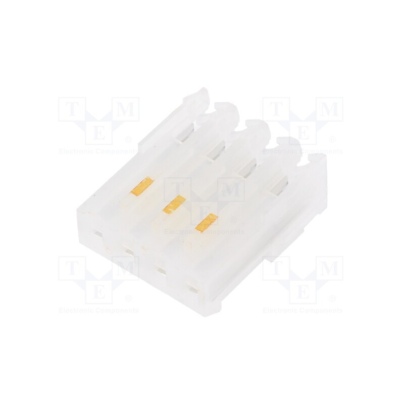 10 pcs : CE156F20-04-D_E - Plug, wire-board, female, PIN: 4, 3.96mm, IDC, for cable, MAS-CON