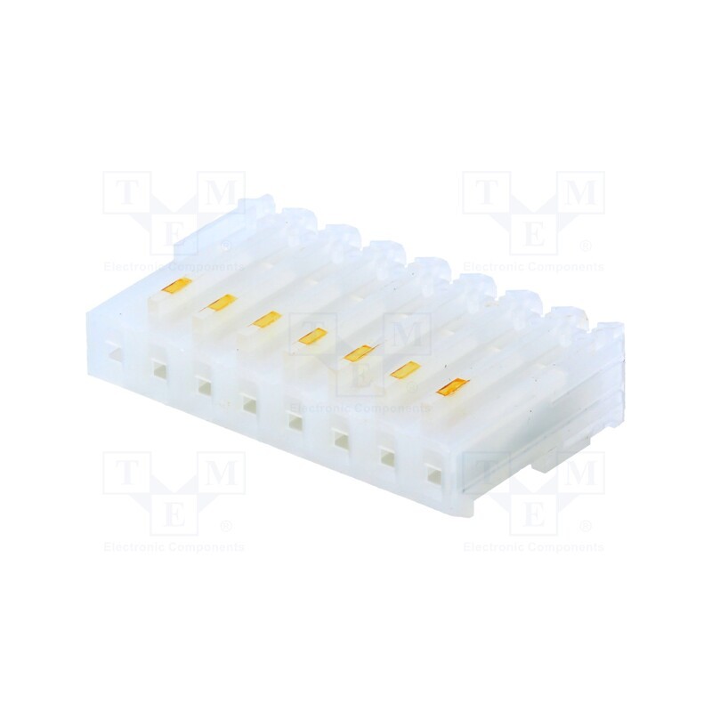 10 pcs : CE156F20-08-C_E - Plug, wire-board, female, PIN: 8, 3.96mm, IDC, for cable, MAS-CON