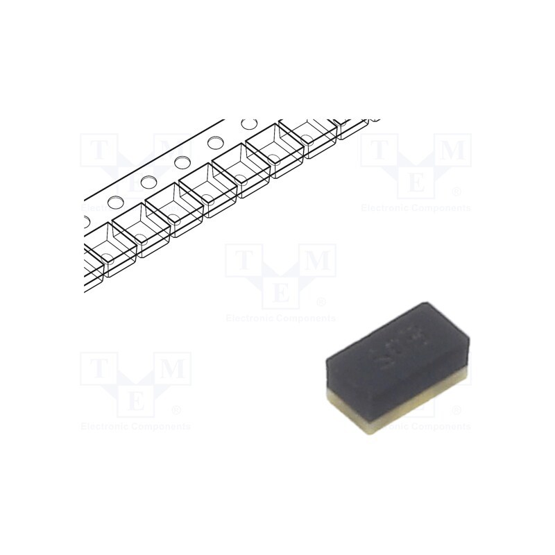 20 pcs : TESDU5V0 RGG - Diode: TVS, 75W, 5.1V, bidirectional, 0603,