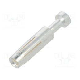 10 pcs : CEF-0.5 - Contact, female, 2.5mm, silver plated, 0.5mm2, CEF/DEF,HEE, 16A