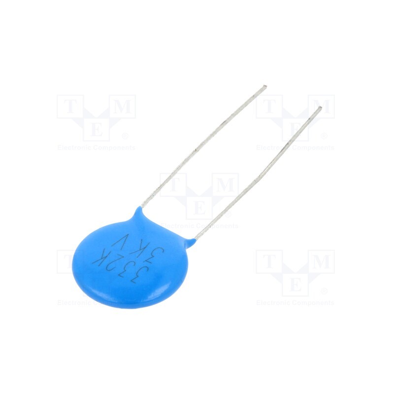 50 pcs : CCH-3N3/3000V - Capacitor: ceramic, 3.3nF, 3kV, Y5P, ±10%, THT, 7.5mm