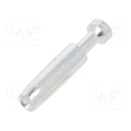 10 pcs : CEF-0.75 - Contact, female, 2.5mm, silver plated, 0.75mm2, CEF/DEF,HEE, 16A