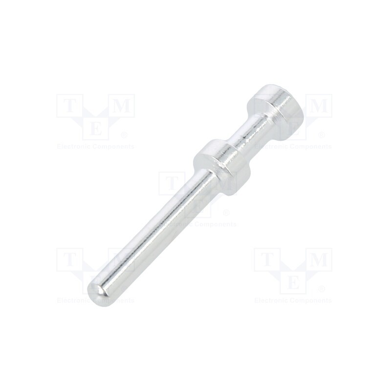 10 pcs : CEM-0.5 - Contact, male, 2.5mm, silver plated, 0.5mm2, CEM/DEM,HEE, crimped