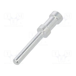 10 pcs : CEM-2.5 - Contact, male, 2.5mm, silver plated, 2.5mm2, CEM/DEM,HEE, crimped