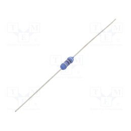 50 pcs : 7-1676123-4 - Resistor: metal oxide, 910Ω, 500mW, ±5%, Ø3.5x10mm, -55÷155°C