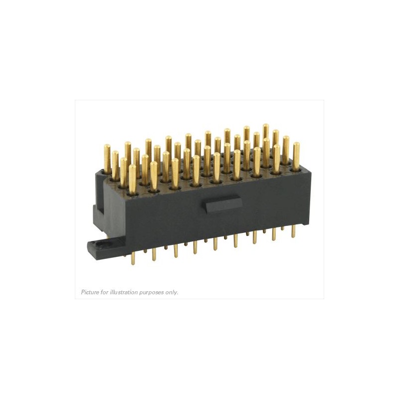 1 pcs - Souriau SMS Series Straight PCB Mount PCB Socket, 4-Contact, 1-Row, 5.08mm Pitch, Solder Termination