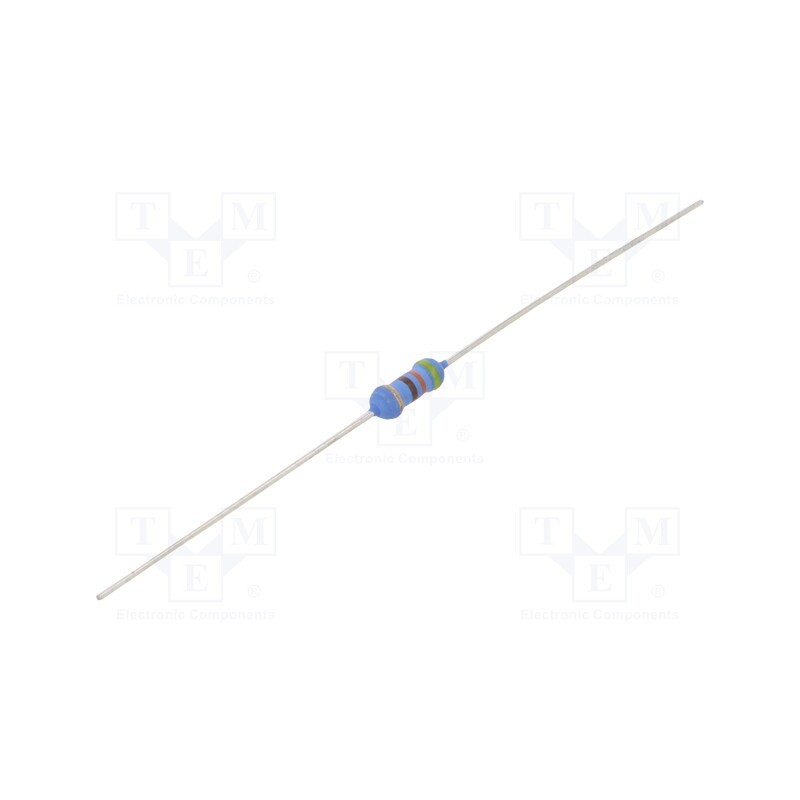 50 pcs : 6-1676123-6 - Resistor: metal oxide, 430Ω, 500mW, ±5%, Ø3.5x10mm, -55÷155°C