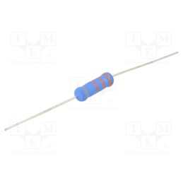 50 pcs : 5-1676123-0 - Resistor: metal oxide, 91Ω, 500mW, ±5%, Ø3.5x10mm, -55÷155°C