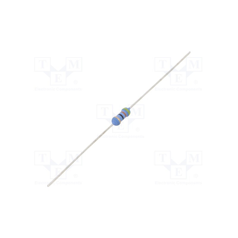 50 pcs : 4-1676123-2 - Resistor: metal oxide, 43Ω, 500mW, ±5%, Ø3.5x10mm, -55÷155°C