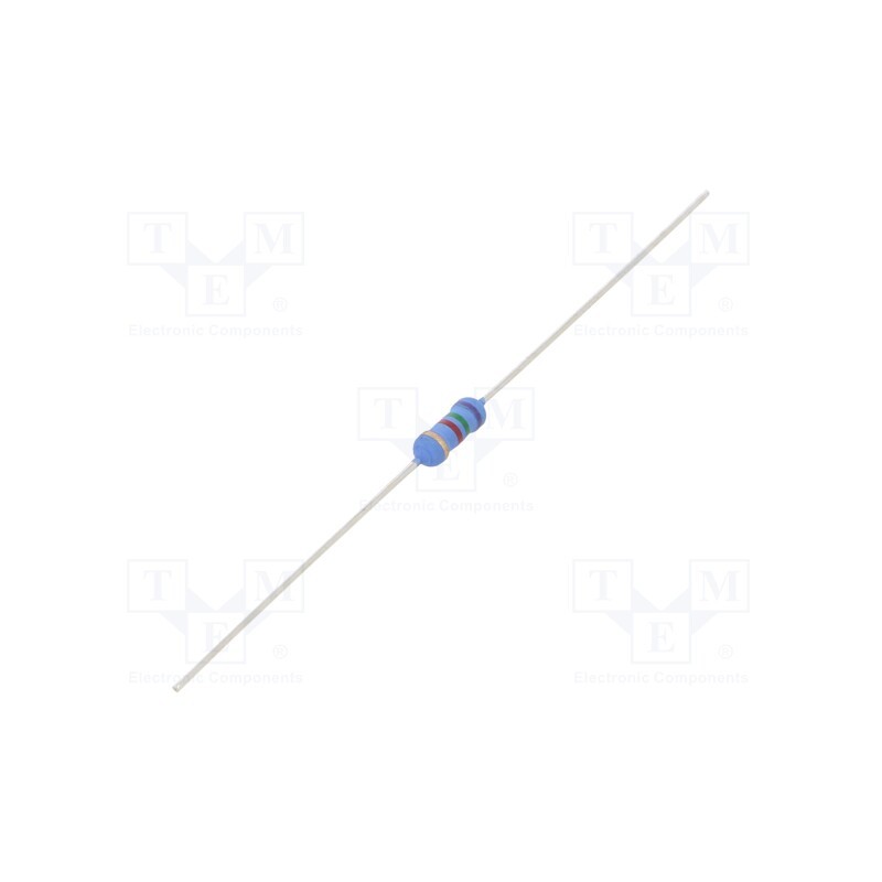 50 pcs : 9-1676123-6 - Resistor: metal oxide, 7.5kΩ, 500mW, ±5%, Ø2.5x7.5mm, -55÷155°C