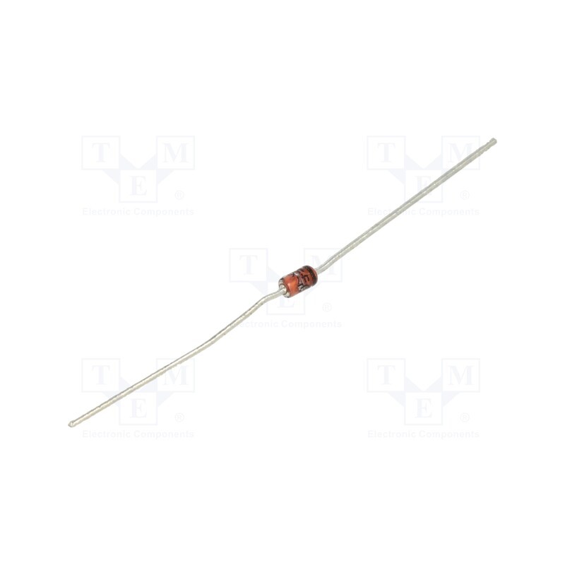 50 pcs : 1N4746ATR - Diode: Zener, 1W, 18V, DO41, single diode, 5uA