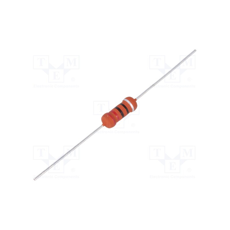 50 pcs : FRN02WK0221A10 - Resistor: metal film, fusible, THT, 220Ω, 2W, ±10%, Ø5x12mm, axial