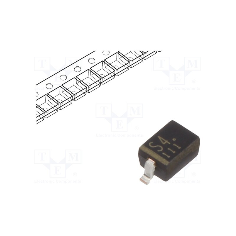 50 pcs : 1SS367,H3F(T - Diode: Schottky rectifying, SMD, 15V, 0.1A, USC, , 200mW