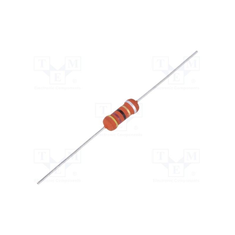 50 pcs : FRN02WK0470A10 - Resistor: metal film, fusible, THT, 47Ω, 2W, ±10%, Ø5x12mm, axial
