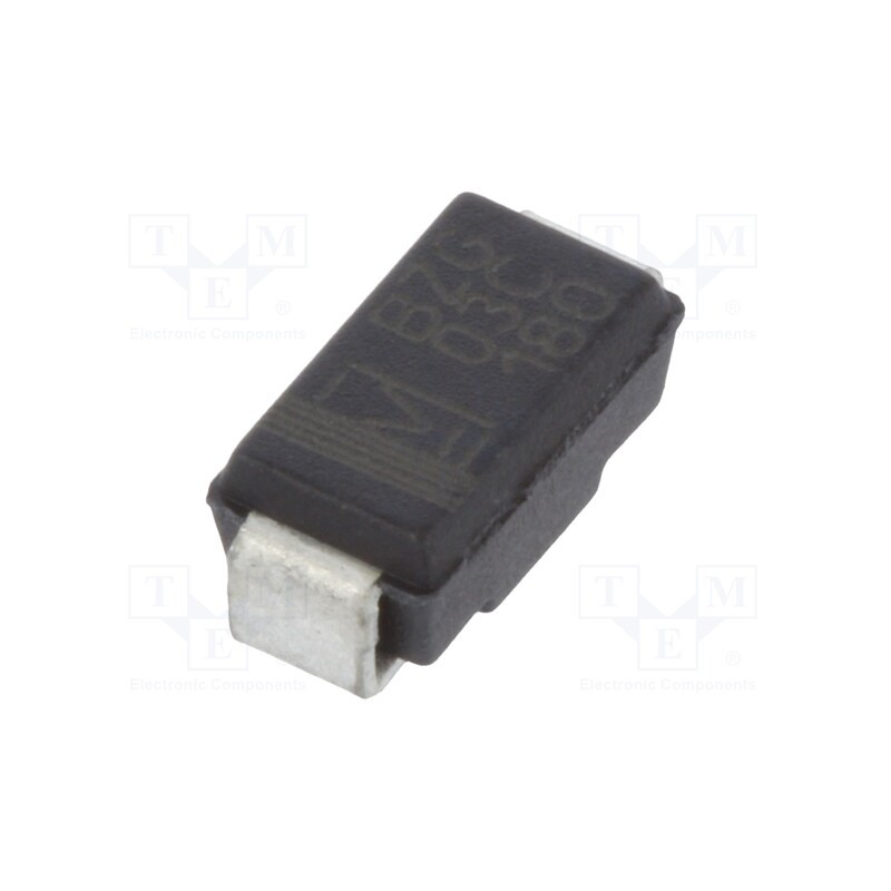 10 pcs : BZG03C180-M3-08 - Diode: Zener, 3W, 180V, SMD, , SMA, single diode