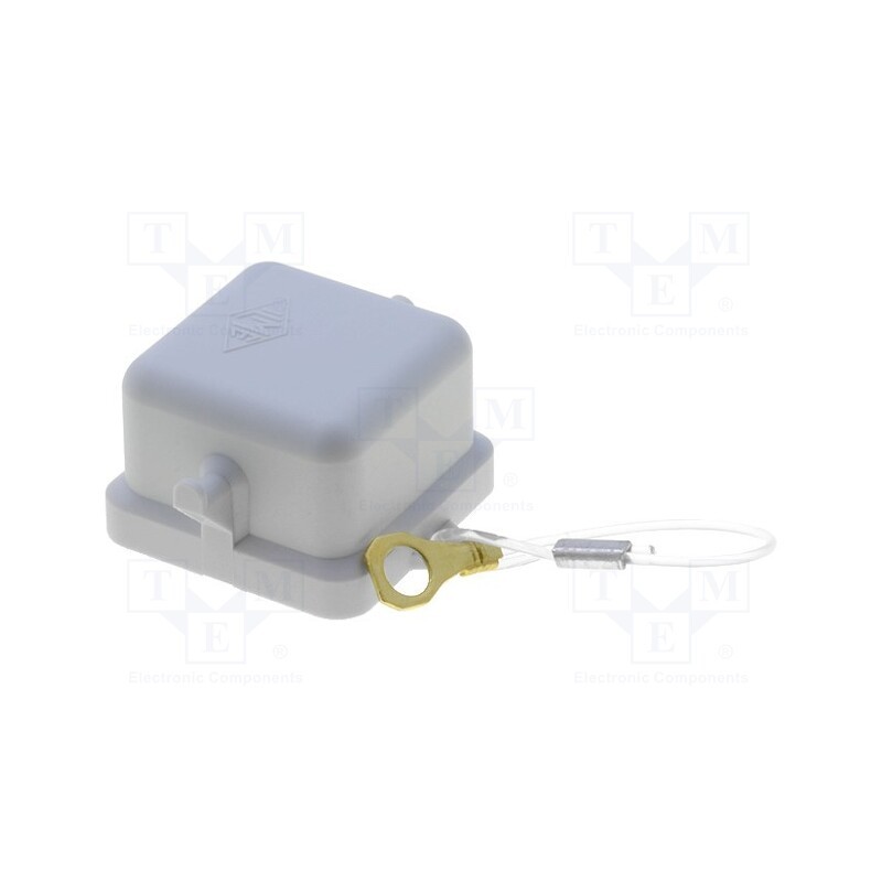 10 pcs : CK 03 CA - Protection cover, CK, size 21.21, Enclos.mat: plastic, -40÷125°C