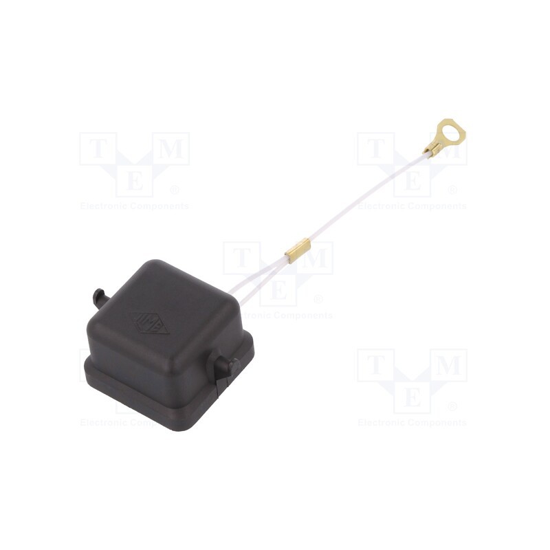 10 pcs : CK 03 CN - Protection cover, CK, size 21.21, Enclos.mat: plastic, -40÷125°C