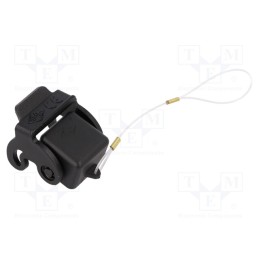 10 pcs : CK 03 CXAN - Protection cover, CK, size 21.21, Enclos.mat: plastic, -40÷125°C