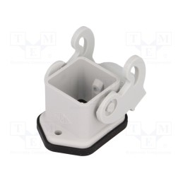 10 pcs : CK 03 I - Enclosure: for HDC connectors, CK, size 21.21, -40÷125°C, 21x21mm