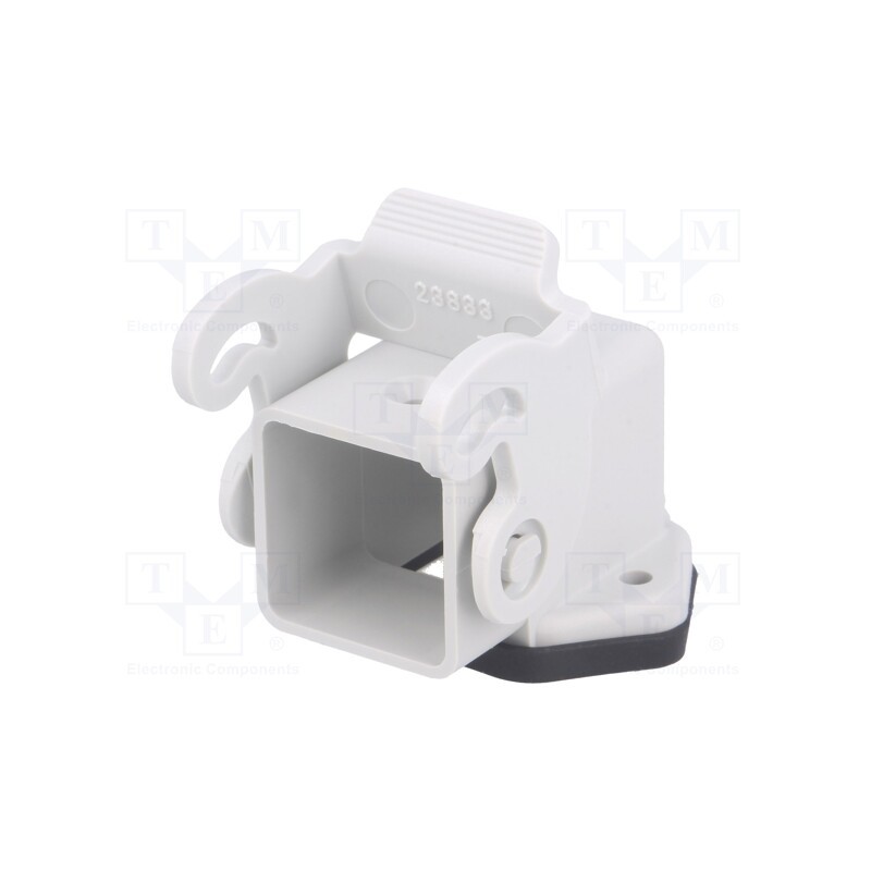 10 pcs : CK 03 IA - Enclosure: for HDC connectors, CK, size 21.21, -40÷125°C, 21x21mm