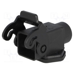 10 pcs : CK 03 IAPNS - Enclosure: for HDC connectors, CK, size 21.21, Gland holes: 1