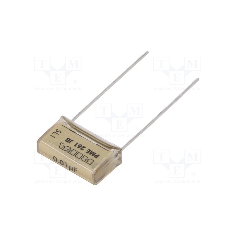 10 pcs : PME261JB5100KR30 - Capacitor: paper, 10nF, 500VAC, 15.2mm, ±10%, THT, PME261, 1000VDC