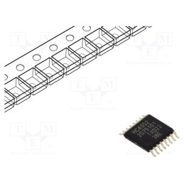 10 pcs : 74HC4052PW-Q100,118 - IC: digital, analog,demultiplexer,multiplexer, Ch: 2, IN: 1, CMOS