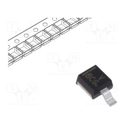 10 pcs : MBRM130LT1G - Diode: Schottky rectifying, SMD, 30V, 1A, DO216AA,