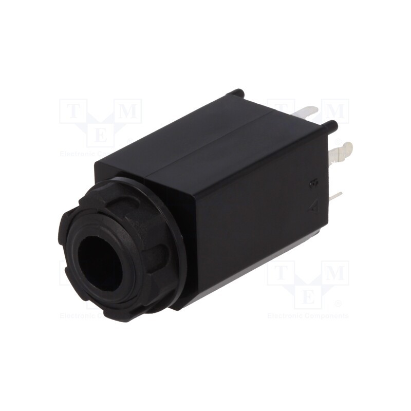 10 pcs : CL11061 S1V/SBB - Socket, Jack 6,3mm, female, stereo,with double switch, ways: 3