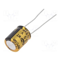 50 pcs : WT1H107M1012MPA - Capacitor: electrolytic, THT, 100uF, 50VDC, Ø10x12.5mm, ±20%, 5000h