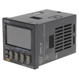 1 pcs - Omron H5CX Series Panel Mount Timer Relay, 100 - 240V ac, 1-Contact, 0.001 s - 9999h