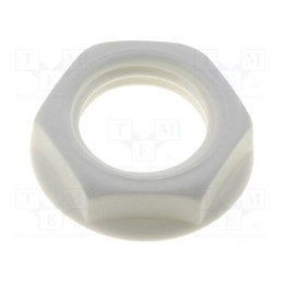 50 pcs : CL1409 - Nut, white, S2
