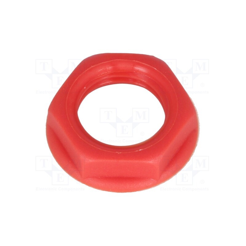 50 pcs : CL1416 - Nut, red, S2